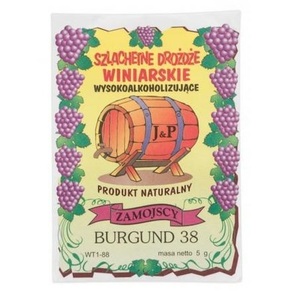 Drożdże winiarskie burgund 38